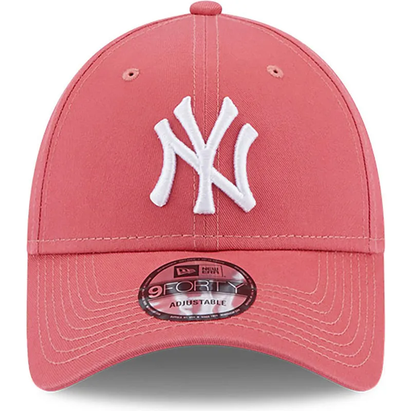 lippikset-kaareva-vaaleanpunainen-saadettava-nauha-9forty-league-essential-new-york-yankees-mlb-new-era