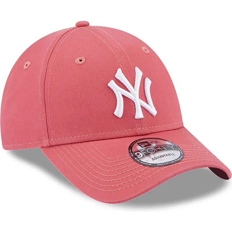 lippikset-kaareva-vaaleanpunainen-saadettava-nauha-9forty-league-essential-new-york-yankees-mlb-new-era