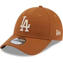 lippikset-kaareva-ruskea-saadettava-nauha-9forty-league-essential-los-angeles-dodgers-mlb-new-era