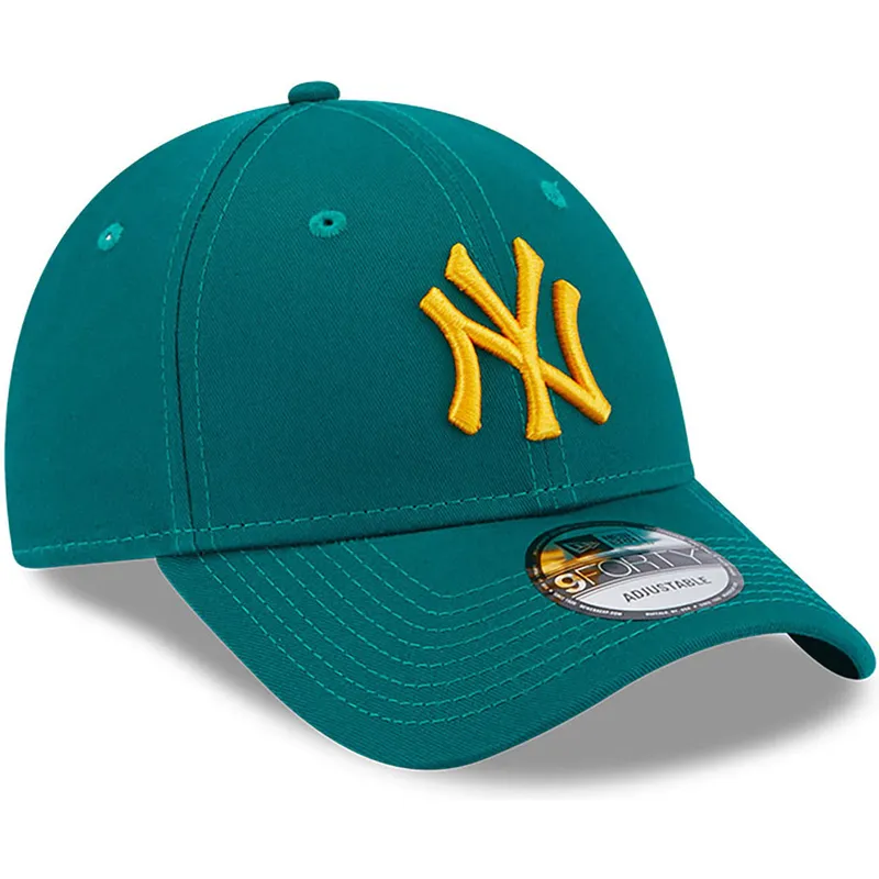 lippikset-kaareva-vihrea-saadettava-nauha-9forty-league-essential-new-york-yankees-mlb-new-era