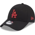 lippikset-kaareva-musta-saadettava-nauha-9forty-league-essential-los-angeles-dodgers-mlb-new-era
