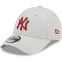 lippikset-kaareva-beige-saadettava-nauha-9forty-league-essential-new-york-yankees-mlb-new-era