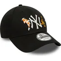 lippikset-kaareva-musta-saadettava-nauha-9forty-koi-fish-new-york-yankees-mlb-new-era