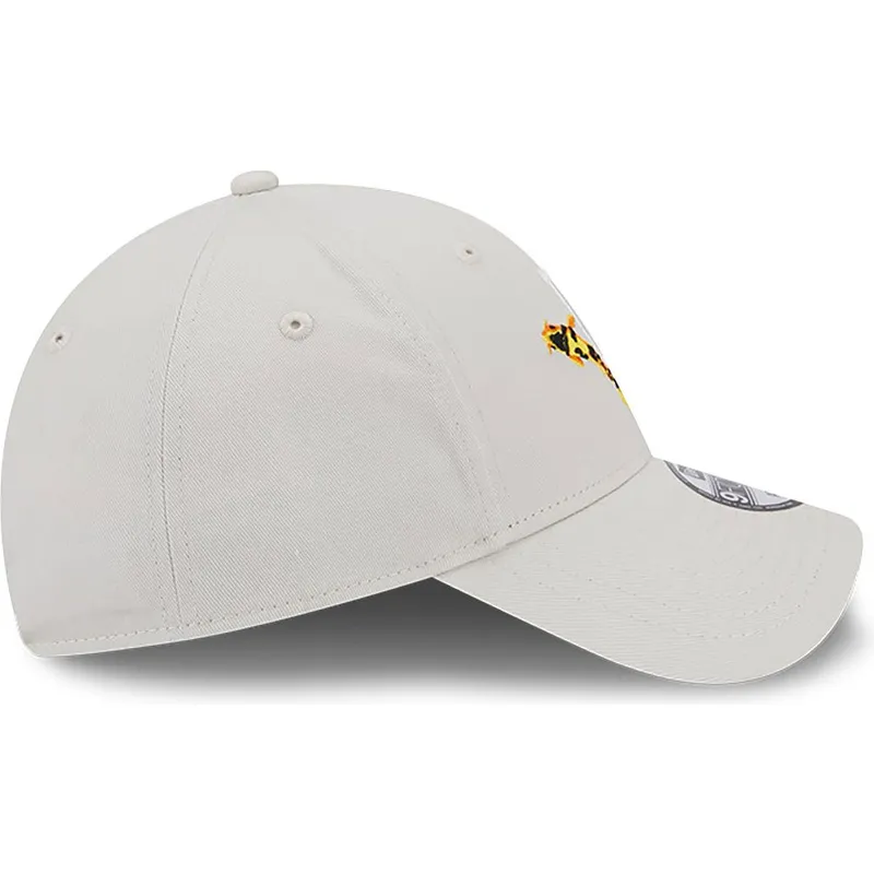 lippikset-kaareva-beige-saadettava-nauha-9forty-koi-fish-los-angeles-dodgers-mlb-new-era
