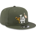 lippikset-littea-vihrea-snapback-9fifty-koi-fish-los-angeles-dodgers-mlb-new-era