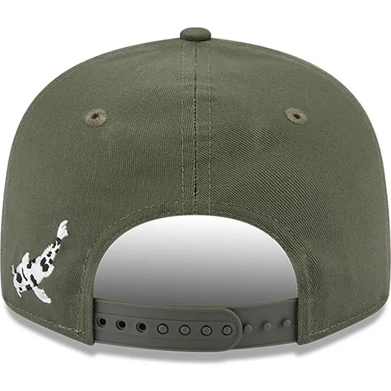 lippikset-littea-vihrea-snapback-9fifty-koi-fish-los-angeles-dodgers-mlb-new-era