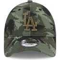 lippikset-kaareva-maastokuvio-saadettava-nauha-9forty-all-over-print-painted-los-angeles-dodgers-mlb-new-era