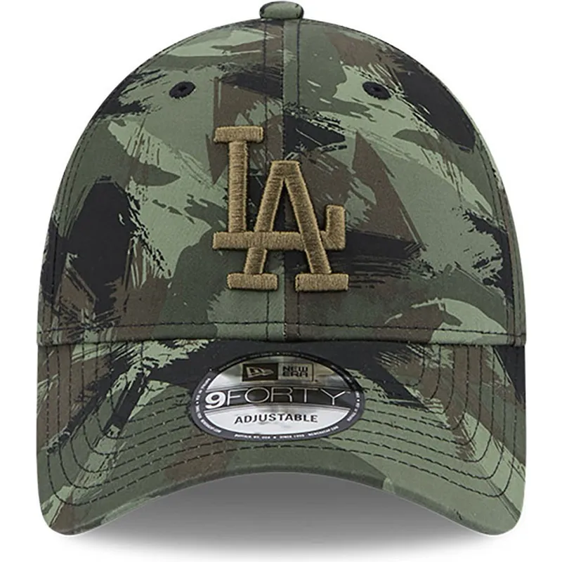 lippikset-kaareva-maastokuvio-saadettava-nauha-9forty-all-over-print-painted-los-angeles-dodgers-mlb-new-era