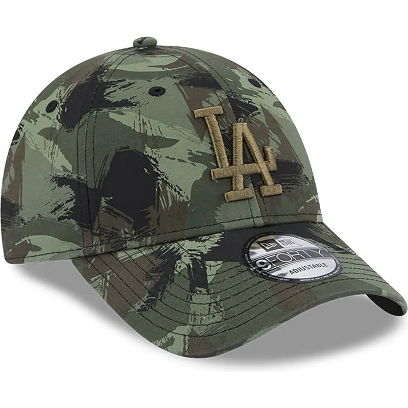 lippikset-kaareva-maastokuvio-saadettava-nauha-9forty-all-over-print-painted-los-angeles-dodgers-mlb-new-era