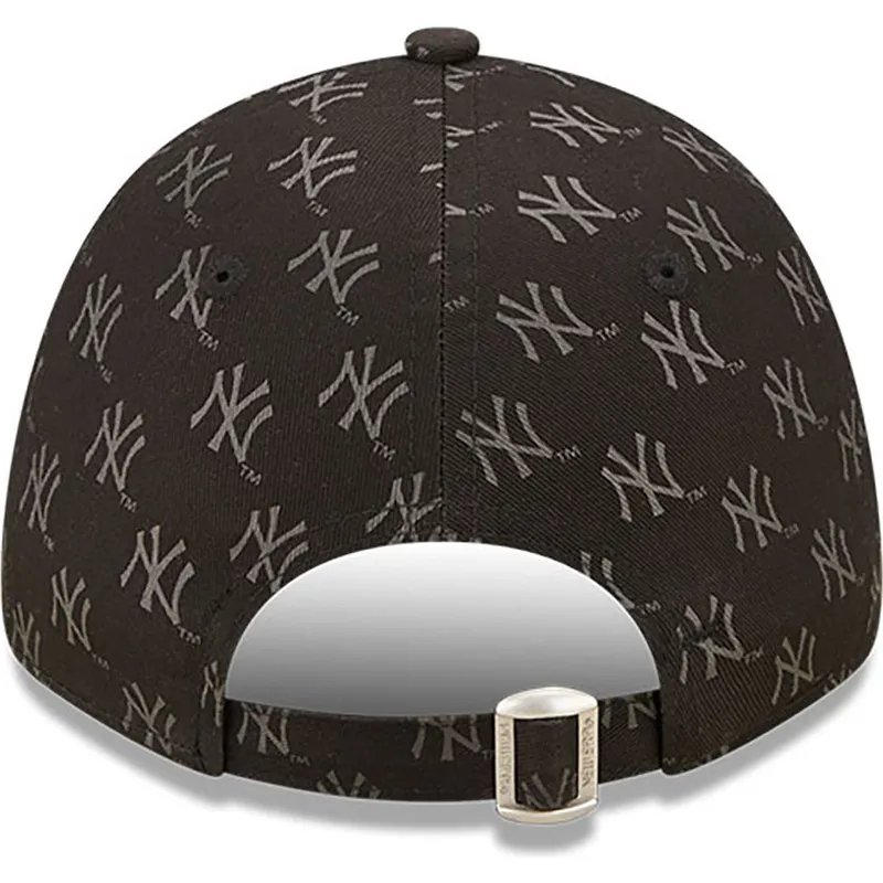 lippikset-kaareva-musta-saadettava-nauha-9forty-monogram-new-york-yankees-mlb-new-era