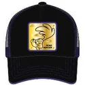 lippikset-kaareva-rekka-musta-snapback-roa4-maantiekiitaja-looney-tunes-capslab