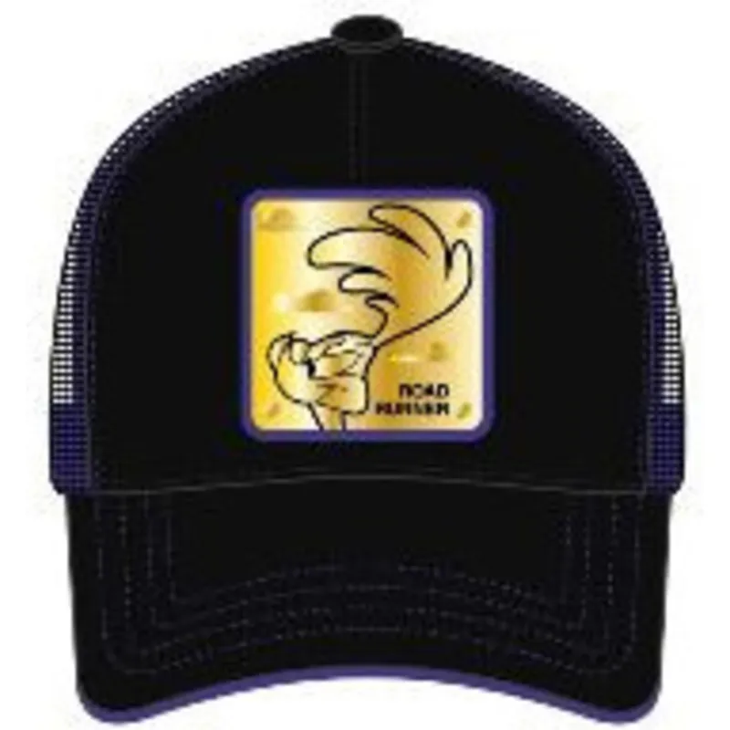 lippikset-kaareva-rekka-musta-snapback-roa4-maantiekiitaja-looney-tunes-capslab
