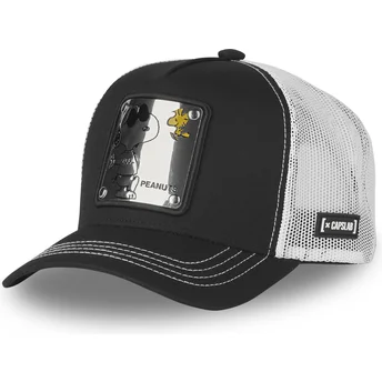 Cap kaareva black snapback Snoopy Peanuts Capslab