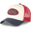 von-dutch-cla5-beige-red-and-navy-blue-trucker-hat