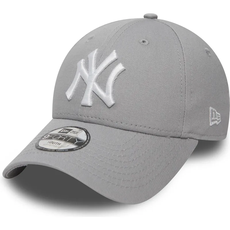 cap-kaareva-gray-adjustable-strap-lapsille-9forty-essential-new-york-yankees-mlb-new-era cap-kaareva-gray-adjustable-strap-lapsille-9forty-essential-new-york-yankees-mlb-new-era