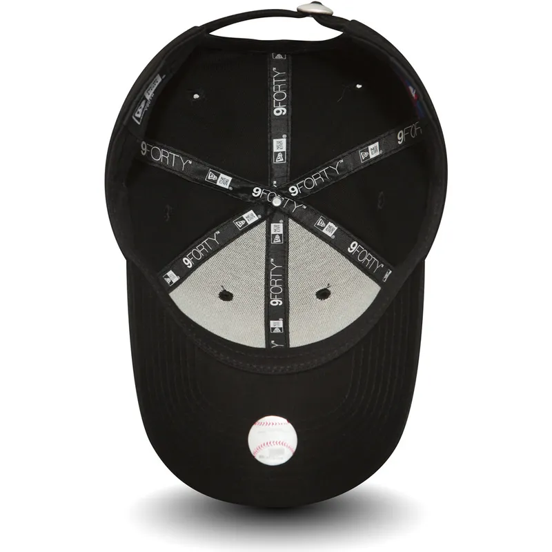 cap-kaareva-black-adjustable-strap-lapsille-9forty-essential-new-york-yankees-mlb-new-era