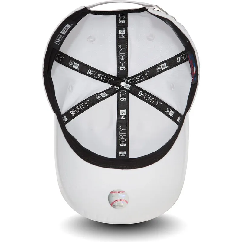 cap-kaareva-white-adjustable-strap-9forty-flawless-new-york-yankees-mlb-new-era cap-kaareva-white-adjustable-strap-9forty-flawless-new-york-yankees-mlb-new-era