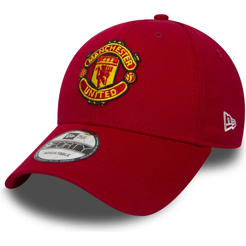 cap-kaareva-red-adjustable-strap-9forty-essential-manchester-united-football-club-premier-league-new-era cap-kaareva-red-adjustable-strap-9forty-essential-manchester-united-football-club-premier-league-new-era