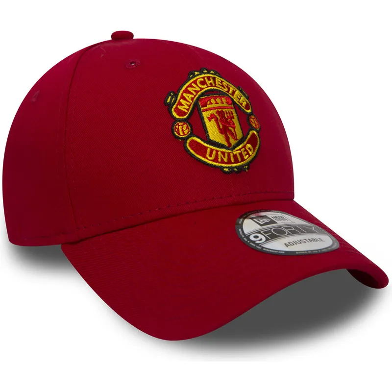 lippikset-kaareva-punainen-saadettava-nauha-9forty-essential-manchester-united-football-club-premier-league-new-era lippikset-kaareva-punainen-saadettava-nauha-9forty-essential-manchester-united-football-club-premier-league-new-era