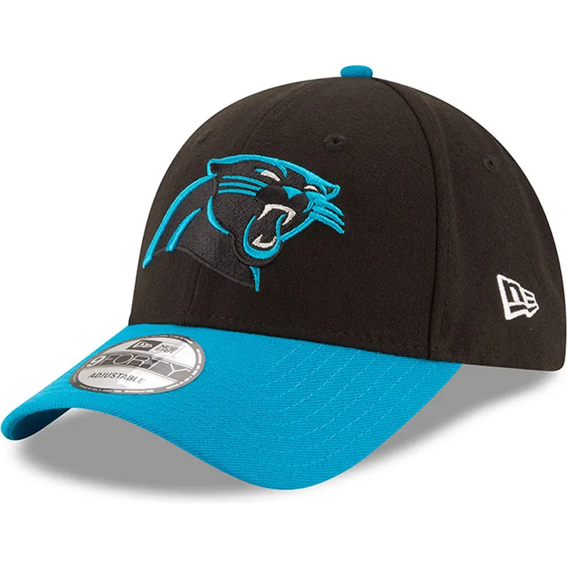 lippikset-kaareva-musta-saadettava-nauha-9forty-the-league-carolina-panthers-nfl-new-era