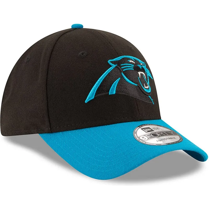 lippikset-kaareva-musta-saadettava-nauha-9forty-the-league-carolina-panthers-nfl-new-era