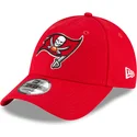 lippikset-kaareva-punainen-saadettava-nauha-9forty-tampa-bay-buccaneers-nfl-new-era