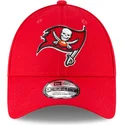 lippikset-kaareva-punainen-saadettava-nauha-9forty-tampa-bay-buccaneers-nfl-new-era