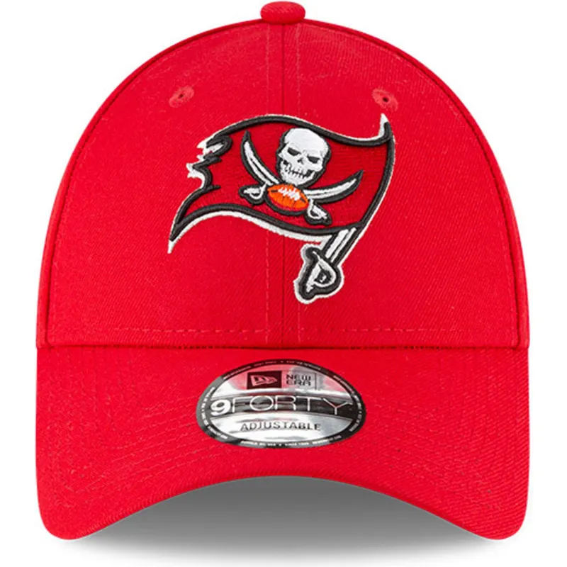 lippikset-kaareva-punainen-saadettava-nauha-9forty-tampa-bay-buccaneers-nfl-new-era