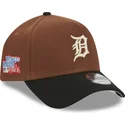 lippikset-kaareva-ruskea-snapback-9forty-a-frame-harvest-detroit-tigers-mlb-new-era