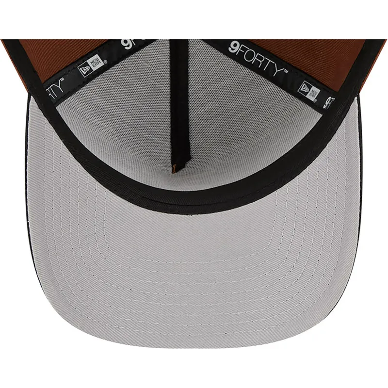 cap-kaareva-brown-snapback-9forty-a-frame-harvest-boston-red-sox-mlb-new-era cap-kaareva-brown-snapback-9forty-a-frame-harvest-boston-red-sox-mlb-new-era