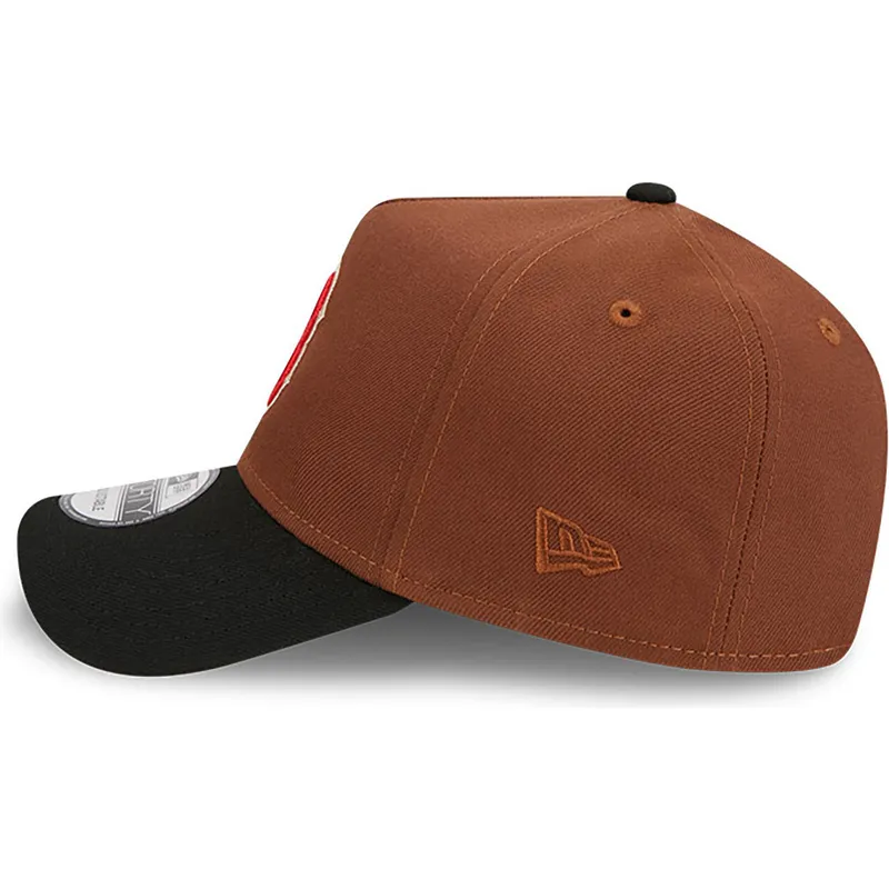 lippikset-kaareva-ruskea-snapback-9forty-a-frame-harvest-boston-red-sox-mlb-new-era lippikset-kaareva-ruskea-snapback-9forty-a-frame-harvest-boston-red-sox-mlb-new-era