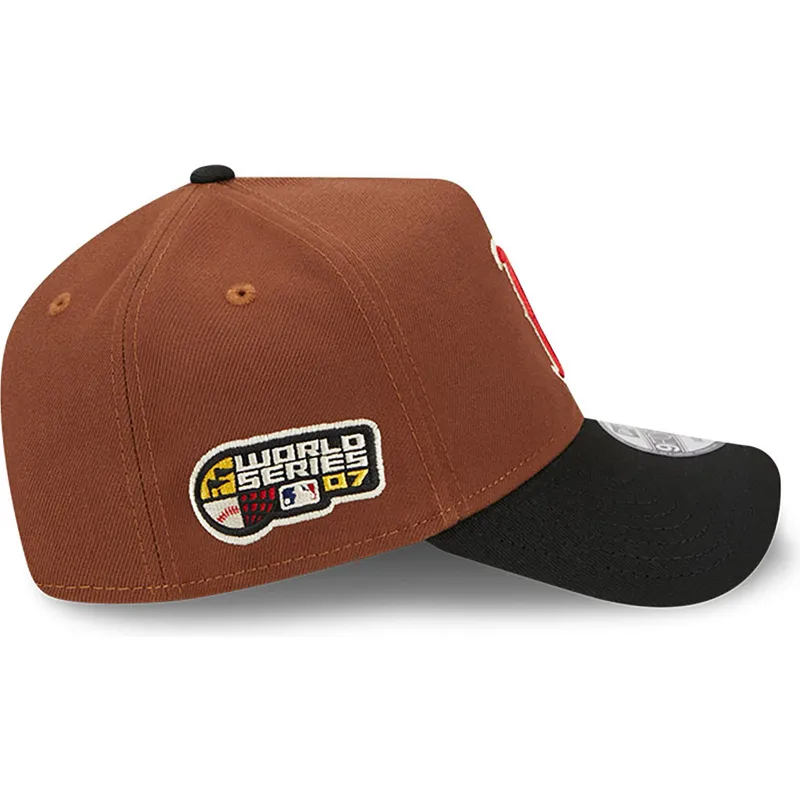 cap-kaareva-brown-snapback-9forty-a-frame-harvest-boston-red-sox-mlb-new-era cap-kaareva-brown-snapback-9forty-a-frame-harvest-boston-red-sox-mlb-new-era