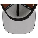 lippikset-kaareva-ruskea-snapback-9forty-a-frame-harvest-new-york-yankees-mlb-new-era
