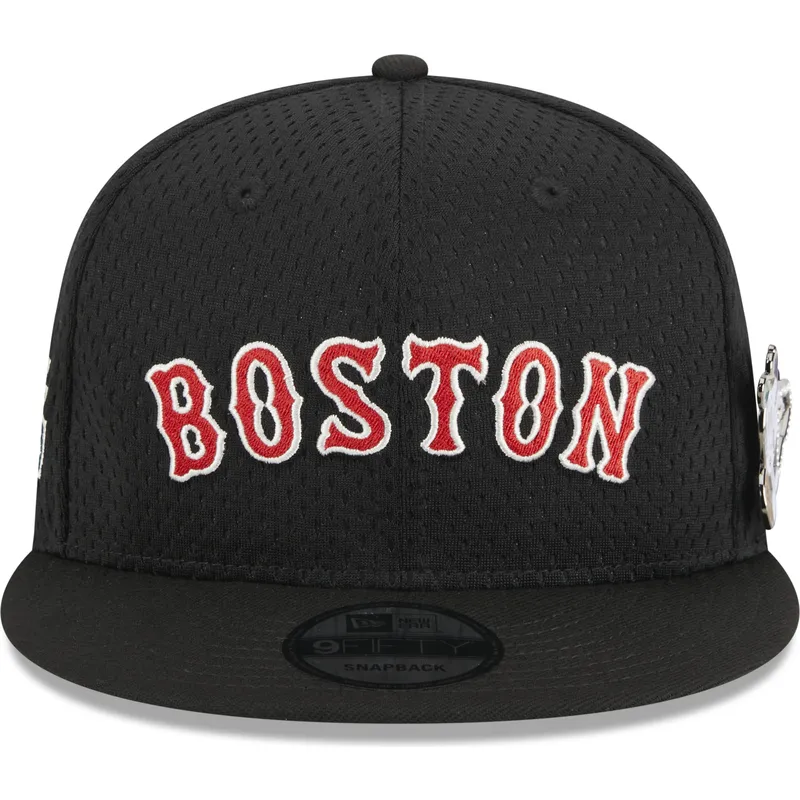 lippikset-littea-musta-snapback-9fifty-post-up-pin-boston-red-sox-mlb-new-era