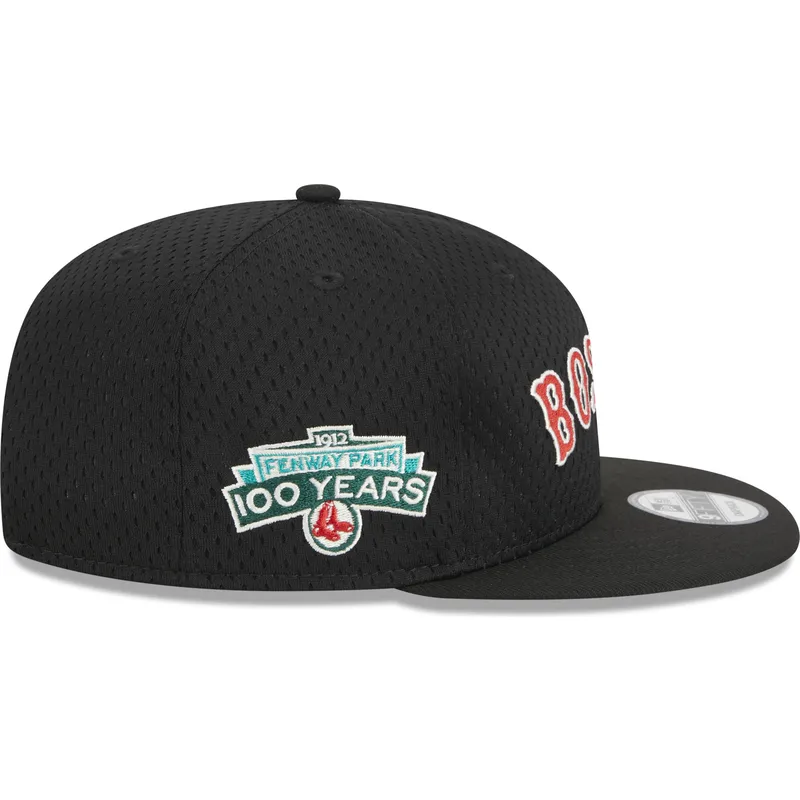 lippikset-littea-musta-snapback-9fifty-post-up-pin-boston-red-sox-mlb-new-era