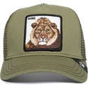 lippikset-kaareva-rekka-vihrea-snapback-the-king-lion-the-farm-goorin-bros