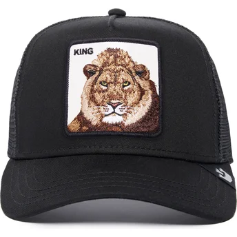 lippikset-kaareva-rekka-musta-snapback-the-king-lion-the-farm-goorin-bros
