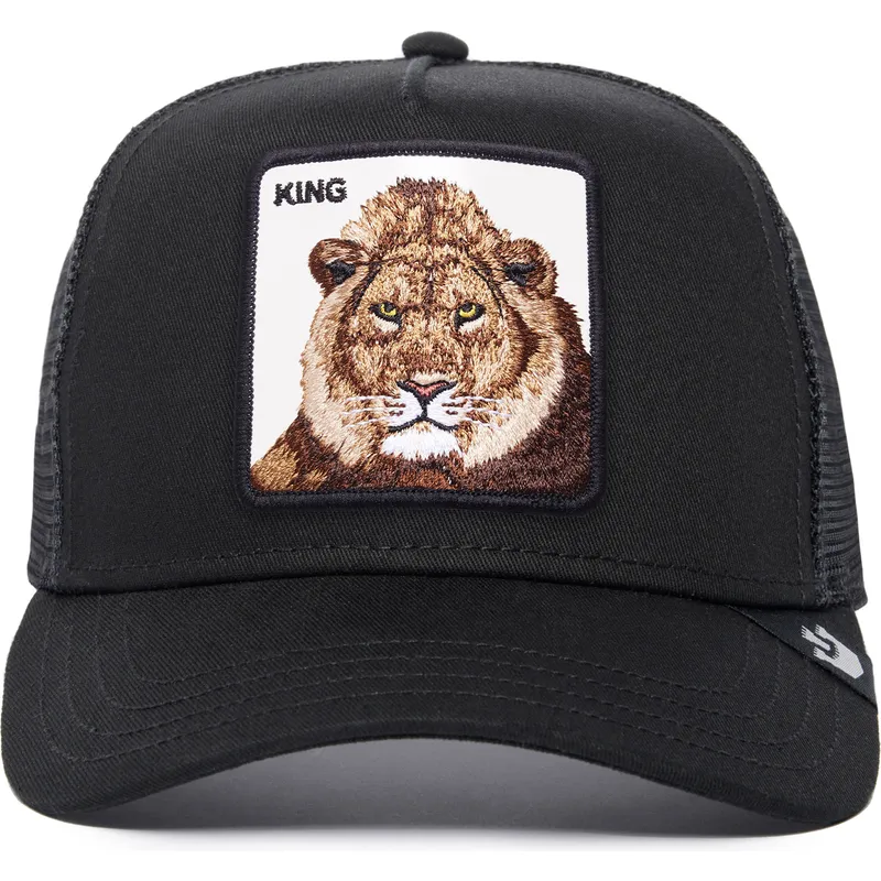 lippikset-kaareva-rekka-musta-snapback-the-king-lion-the-farm-goorin-bros lippikset-kaareva-rekka-musta-snapback-the-king-lion-the-farm-goorin-bros