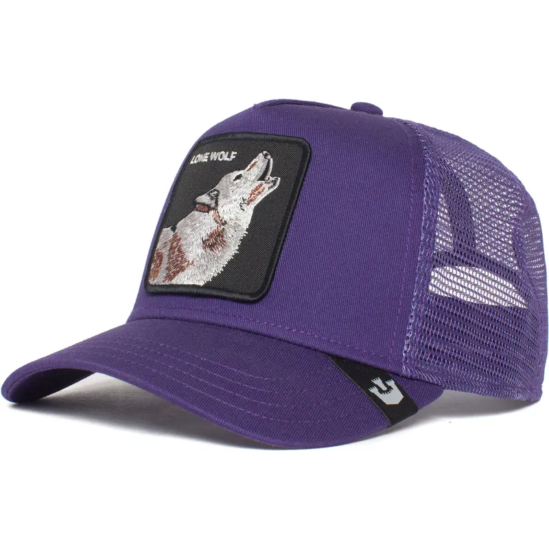 lippikset-kaareva-rekka-violetti-snapback-the-lone-wolf-the-farm-goorin-bros