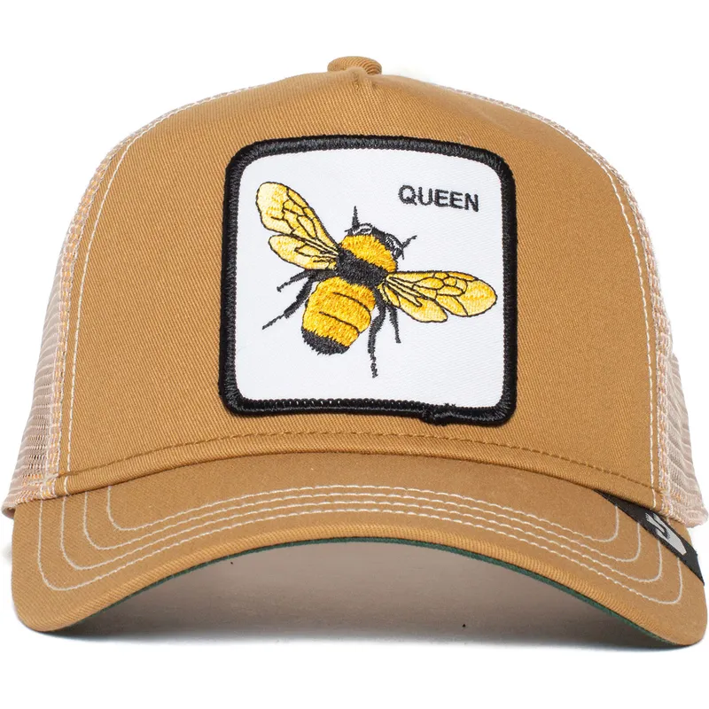 lippikset-kaareva-rekka-ruskea-snapback-the-queen-bee-the-farm-goorin-bros