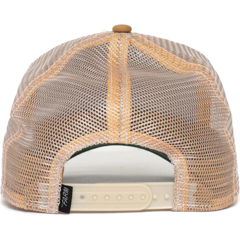 lippikset-kaareva-rekka-ruskea-snapback-the-queen-bee-the-farm-goorin-bros