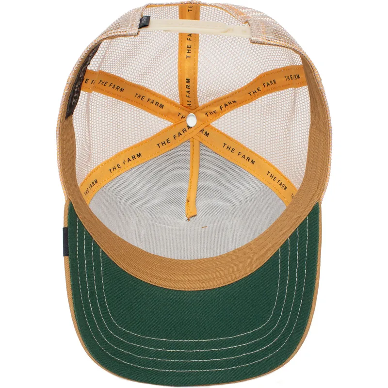 lippikset-kaareva-rekka-ruskea-snapback-the-queen-bee-the-farm-goorin-bros