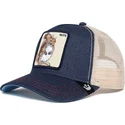 lippikset-kaareva-rekka-laivastonsininen-snapback-the-nuts-squirrel-the-farm-goorin-bros