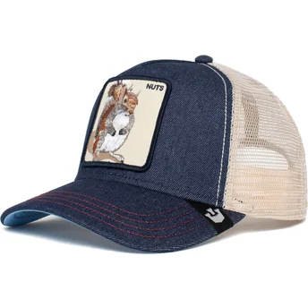 lippikset-kaareva-rekka-laivastonsininen-snapback-the-nuts-squirrel-the-farm-goorin-bros