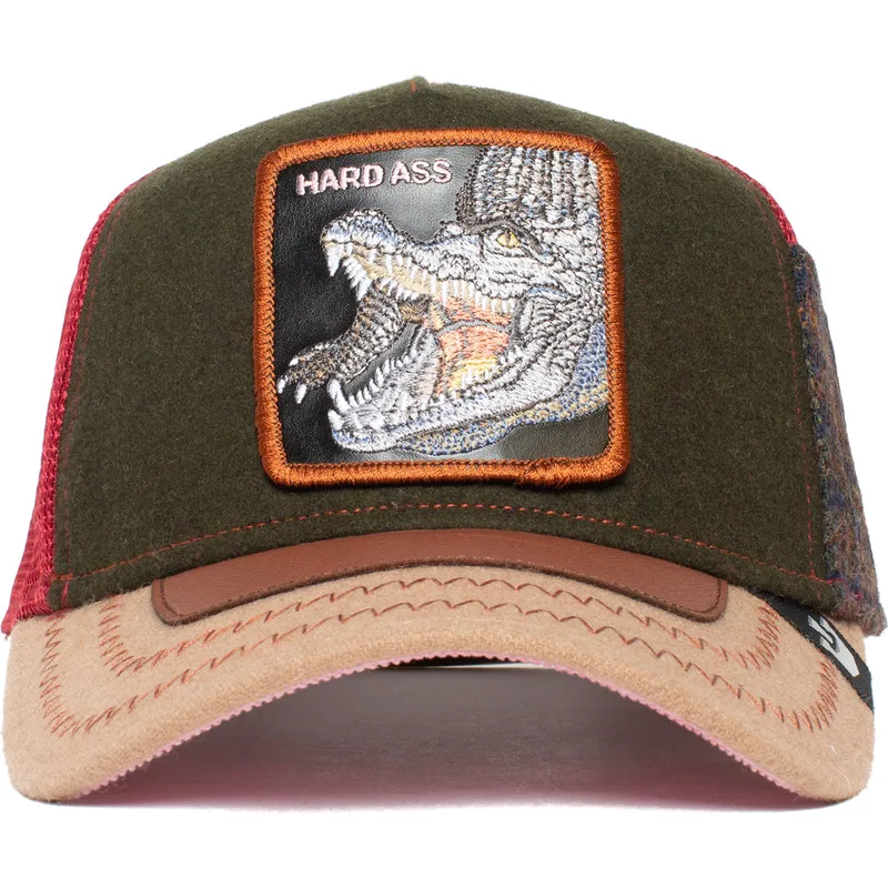 lippikset-kaareva-rekka-vihrea-snapback-trunchbull-ass-play-the-farm-goorin-bros