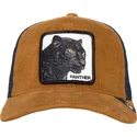 lippikset-kaareva-rekka-ruskea-snapback-panther-panthuroy-corduroy-the-farm-goorin-bros