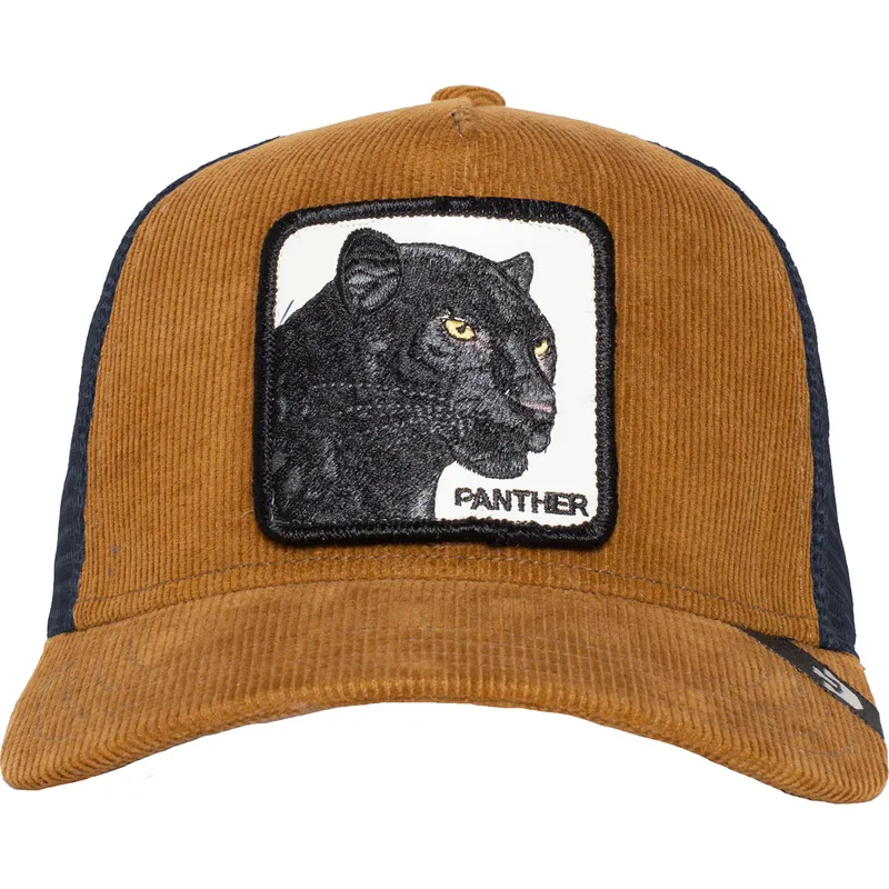 lippikset-kaareva-rekka-ruskea-snapback-panther-panthuroy-corduroy-the-farm-goorin-bros