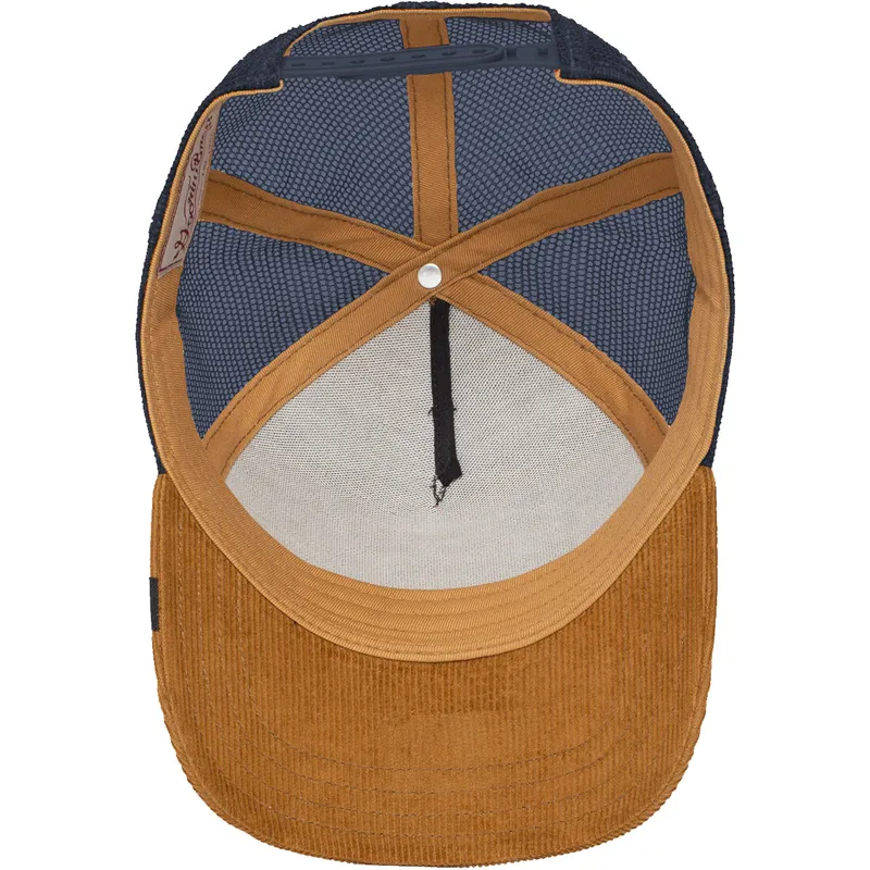 lippikset-kaareva-rekka-ruskea-snapback-panther-panthuroy-corduroy-the-farm-goorin-bros