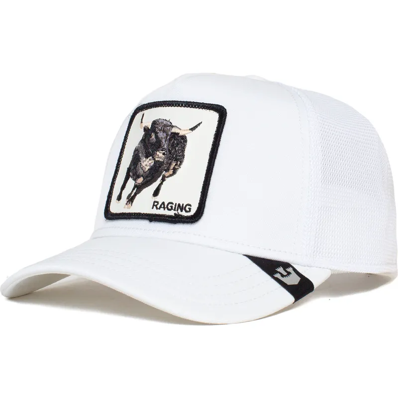 lippikset-kaareva-rekka-valkoinen-snapback-raging-platinum-rage-the-farm-goorin-bros