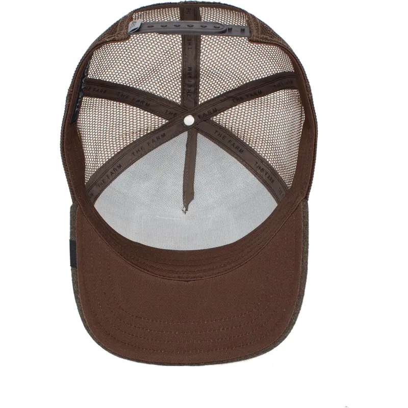 lippikset-kaareva-rekka-ruskea-snapback-boss-energy-the-farm-goorin-bros